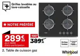 BUT Table de cuisson gaz offre