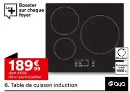 BUT Table de cuisson induction offre