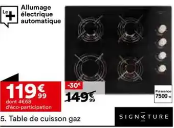 BUT Table de cuisson gaz offre