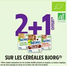 Intermarché Hyper Sur les céréales bjorg offre