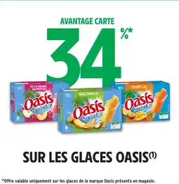 Intermarché Hyper Sur les glaces oasis offre