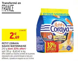 Intermarché Hyper Petit coraya sauce mayonnaise offre