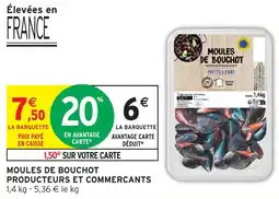 Intermarché Hyper Moules de bouchot producteurs et commercants offre