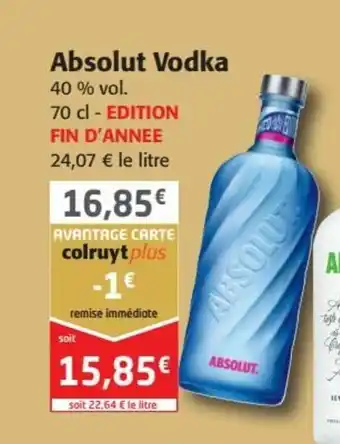 Absolut vodka