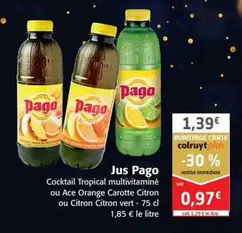 Colruyt Jus pago offre