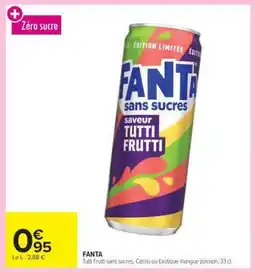 Carrefour FANTA offre