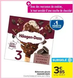 Carrefour Bâtonnets glacés HAAGEN-DAZS offre