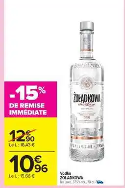 Carrefour Market Vodka ZOLADKOWA offre