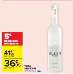 Carrefour Market Vodka Belvedere offre