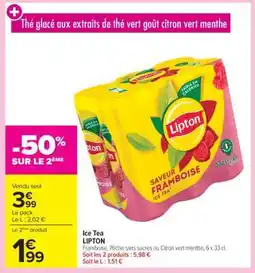 Carrefour ICE TEA LIPTON offre