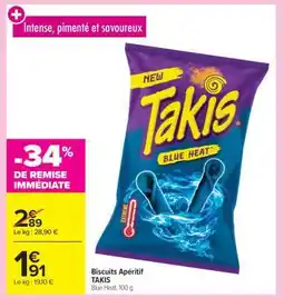 Carrefour Biscuits Apéritif TAKIS offre