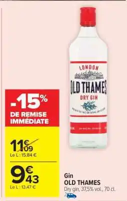 Carrefour Market OLD THAMES offre