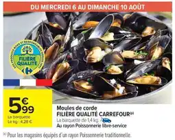 Carrefour Market Moules De Corde offre