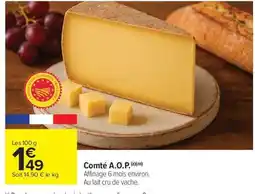 Carrefour Market Comté A.O.P offre