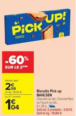 Carrefour Market Biscuits Pick up BAHLSEN offre
