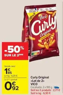 Carrefour Market Curly Original Lot de 2 offre