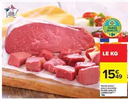 Carrefour Market Viande bovine : pièce à brochette offre