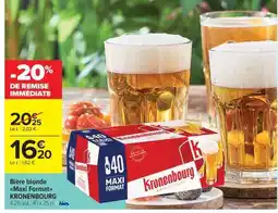 Carrefour Market Kronenbourg Maxi Format offre