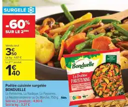 Carrefour Market Poêlée cuisinée surgelée BONDUELLE offre