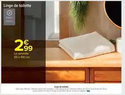 Carrefour Market La serviette offre