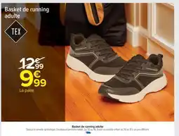 Carrefour Market Basket de running adulte offre