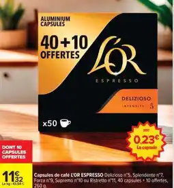 Carrefour L'OR Espresso Capsules offre