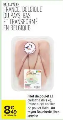 Carrefour FILET DE POULET offre