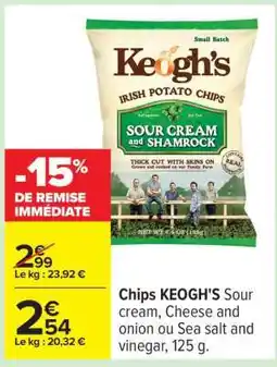 Carrefour Chips KEOGH'S offre