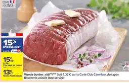 Carrefour Viande Bovine : Rôti offre