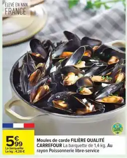 Carrefour Moules de corde FILIÈRE QUALITÉ CARREFOUR offre
