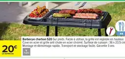 Carrefour Barbecue charbon S20 offre