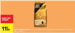 Carrefour CAFÉ EN GRAINS “L’OR” offre