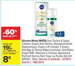 Carrefour Sérums Nivea NIVEA offre