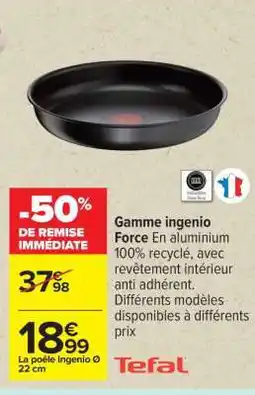 Carrefour La poêle Ingenio Ø 22 cm offre