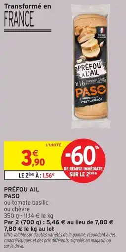 Intermarché Hyper Préfou ail paso offre