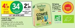 Intermarché Hyper Comté bio aop juraflore offre