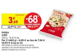 Intermarché Hyper Pinsa ciro offre