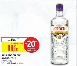 Intermarché Hyper Gin london dry gordon's offre