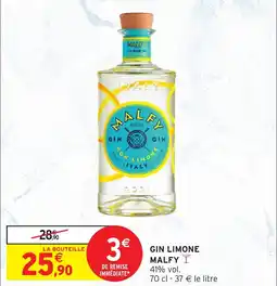Intermarché Hyper Gin limone malfy offre
