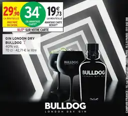 Intermarché Hyper Gin london dry bulldog offre
