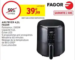 Intermarché Hyper Air fryer 4,2l fagor offre