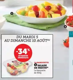 Super U Salade de fruits offre