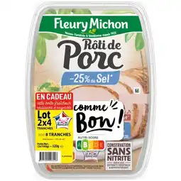 Carrefour FLEURY MICHON Rôti de Porc Cuit offre