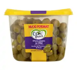 Carrefour CROC’ FRAIS SUR TOUTES LES OLIVES DE 500 G offre
