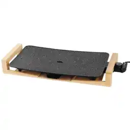 Carrefour FAGOR Plancha support bambou offre