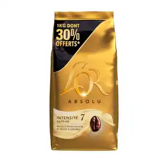 Carrefour L'OR Café en grains offre
