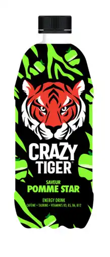 Carrefour CRAZY TIGER Boisson énergisante offre