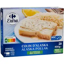 Carrefour Market CARREFOUR EXTRA Colin d'Alaska MSC cuisiné surgelé offre