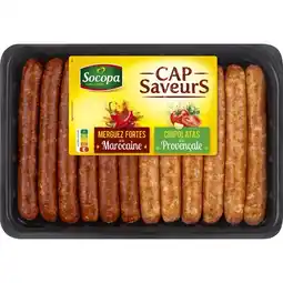 Carrefour Market Assortiment saucisses Cap Saveurs SOCOPA offre