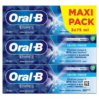 Carrefour Market ORAL B Dentifrice Maxi Pack offre